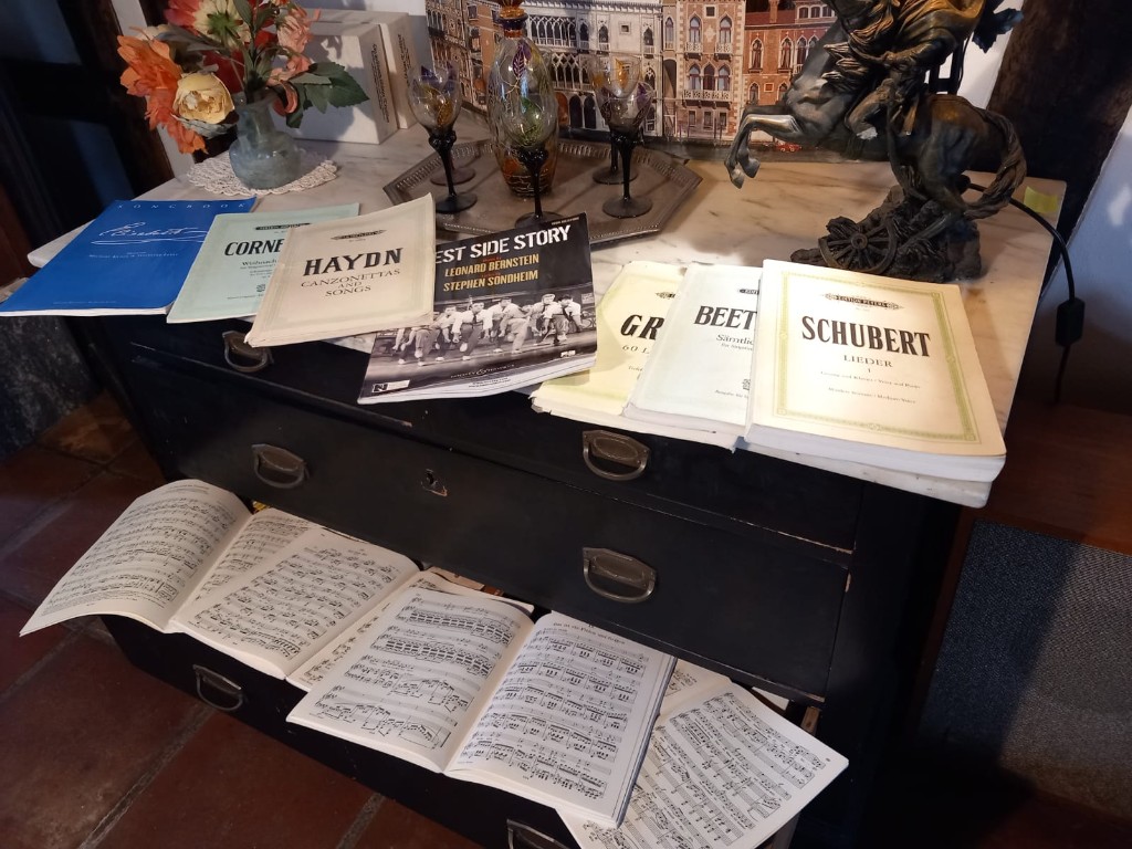 Notenbücher – Meine Schatztruhe